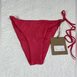 NWT Stone Fox Swim Sunset Pink River Bikini Bottoms
